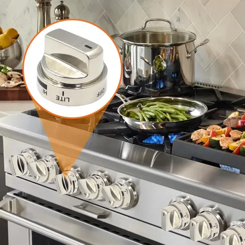 Miniatura 6 de Azdele AEZ73453509 Pomos de estufa de repuesto Compatibles con estufa a gas/horno LG LRG3036ST LRG3095ST LRG3091ST LRG3093ST LRG3035ST LDG3036ST