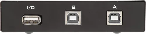 Miniatura 4 de ASHATA Interruptor manual para uso compartido USB 2.0 de 2/4 puertos, interruptor de escáner de impresora, interruptor de uso compartido USB