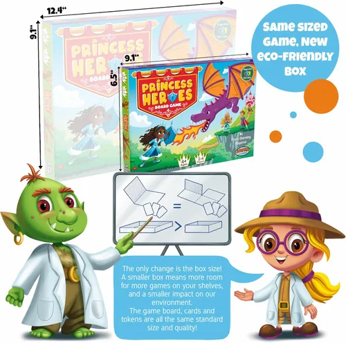 Miniatura 8 de Juego de mesa Princess Heroes – Juego cooperativo de castillo de princesa para niños de 4 años en adelante – Los niños desarrollan nuevas