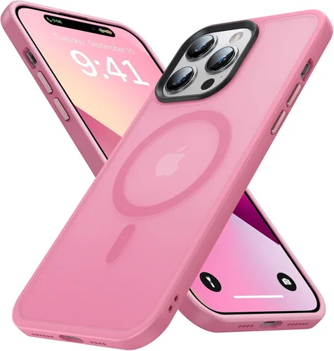 Miniatura 8 de Funda magnética para iPhone 14 Pro [compatible con MagSafe] [Fuerte magnético] [Protección de grado militar de 10 pies] Funda delgada para iPhone 14