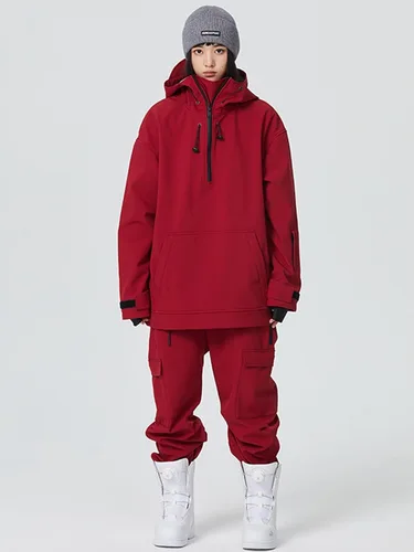 Miniatura 47 de RIUIYELE Traje de esquí para mujer, chaqueta y pantalones de snowboard para deportes al aire libre, traje de nieve con aislamiento impermeable