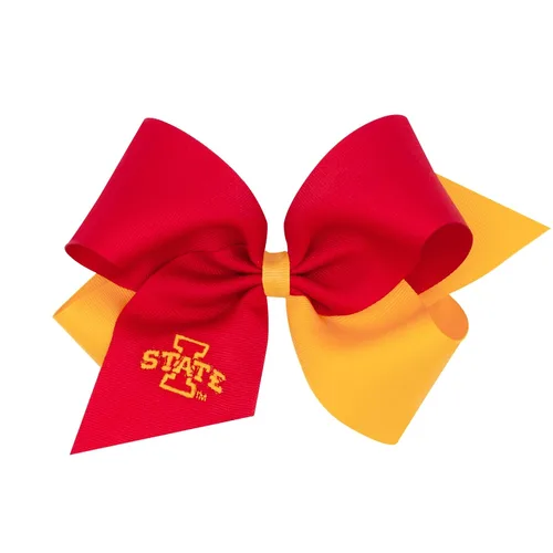 Miniatura 50 de Divine Creations - Lazo para el pelo de dos tonos para niñas con temática universitaria para el día del juego, por Wee Ones en un clip WeeStay