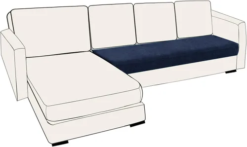 Miniatura 84 de UNBBRRL Fundas de cojín de asiento para sofá, elásticas, funda de cojín individual para sofá, fundas de cojín para sofá, fundas de héroe protegen