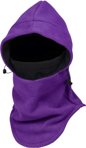 Miniatura 15 de Pasamontañas de forro polar cálido para bicicleta de esquí, máscara de cara completa, calentador de cuello, gorra deportiva de invierno