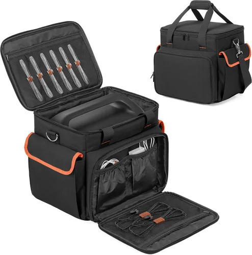Miniatura 9 de Funda de transporte Trunab compatible con la estación de energía portátil Jackery Explorer 160/240/300, bolsa de almacenamiento con fondo