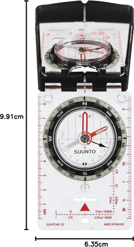 Miniatura 18 de SUUNTO Brújula MC-2: Brújula de primera línea para profesionales y excursionistas serios