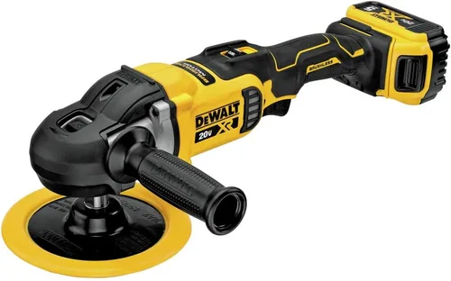 Miniatura 2 de DEWALT 20V MAX* XR Kit de pulidora inalámbrica, rotativa, velocidad variable, 7 pulgadas, 180 mm (DCM849P2)