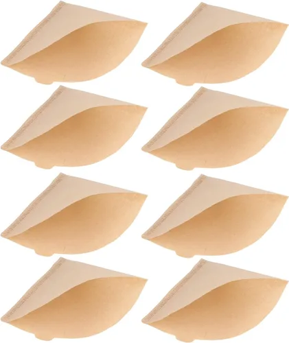 Miniatura 8 de 100 piezas de papel de filtro de café, polvo de café, papeles de pulpa de madera, colador para taza de filtro, olla de mano, goteo, para colgar