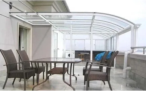 Miniatura 6 de Lámina de plástico transparente de policarbonato de 0.031 in de grosor para reemplazar la cubierta del techo del invernadero del jardín, bricolaje