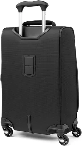 Miniatura 202 de Travelpro Maxlite 5 - Juego de 2 piezas de equipaje de mano de tela, expandibles con 4 ruedas giratorias, bolso blando para debajo del asiento, Negro