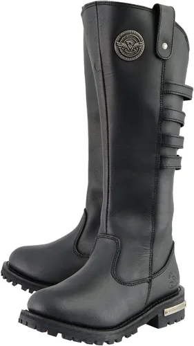 Miniatura 3 de Milwaukee Leather Botas de Motociclista de Cuero para Mujer de Rodilla a Altura de la Pierna Colección Premium MBL