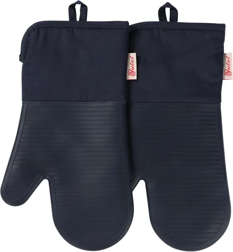 Miniatura 22 de YUTAT Silicone Oven Mitts,Heat Resistant 500F Kitchen Mitts 2PCS,Waterproof Cooking Gloves with Soft Polyester Filling for Kitchen Cooking Baking