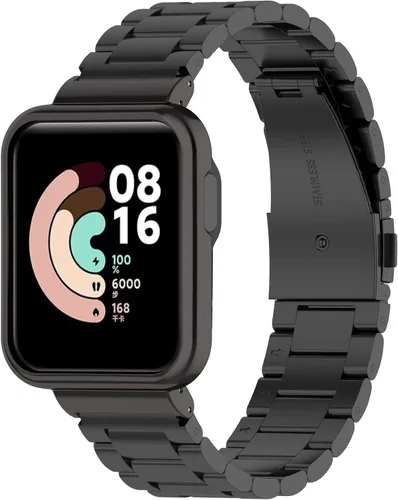 Miniatura 2 de Senter Correa de repuesto de acero inoxidable con marco Meatl para reloj inteligente Redmi Watch 2 Lite