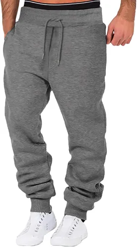 Miniatura 62 de Pantalones deportivos para hombre, pantalones de otoño e invierno y sólidos para hombres y hombres, cómodos con múltiples bolsillos