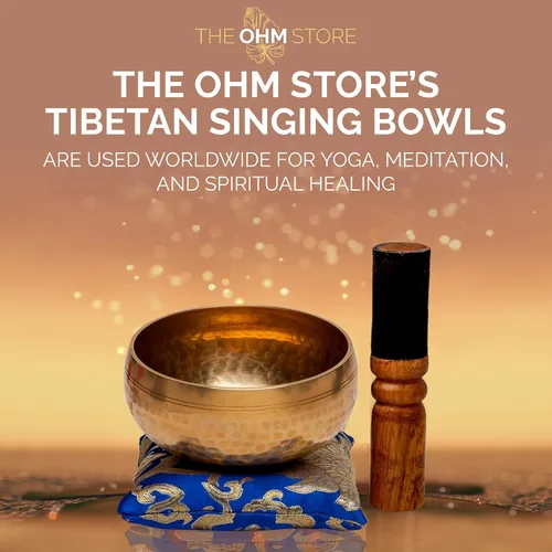 Miniatura 7 de Juego de cuencos tibetanos de Ohm Store — Cuenco de meditación Lingam martillado a mano — Yoga, equilibrio de chakras, atención plena, alivio