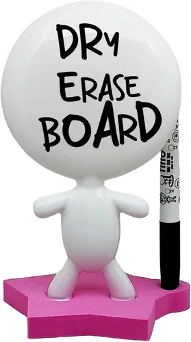 Miniatura 10 de Los mejores regalos de oficina – TITTO Star, Draw Your Ideas – Muñeca de pizarra blanca de cerámica – Regalo de regreso a la escuela – Diseño