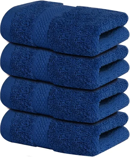 Miniatura 23 de Infinitee Xclusives Toallas de lujo para la ducha [13 x 13] – 100% algodón [paquete de 12], toallas faciales suaves y absorbentes para baño, Gris
