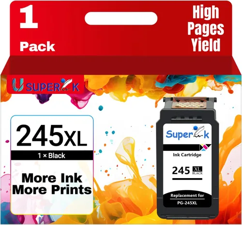 Cartucho de tinta negro 245XL de repuesto para Canon 245 PG245 XL PG245XL para Pixma MX490 TR4520 TS3322 TR4522 TR4500 TS3122 TS3300 MX492 MG2522
