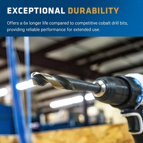 Miniatura 7 de Century Drill & Tool, 44364, 1", Plata y Deming, Taladros de alta velocidad, acero cobalto