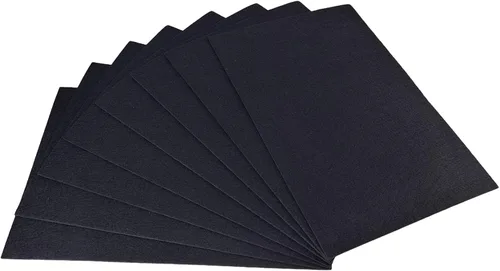 Miniatura 5 de Jtnohx - Fieltro rígido, hojas de fieltro de 2 mm de grosor para manualidades, cuadrados de tela de fieltro dura de 20,3 x 30,5 cm, 8 piezas