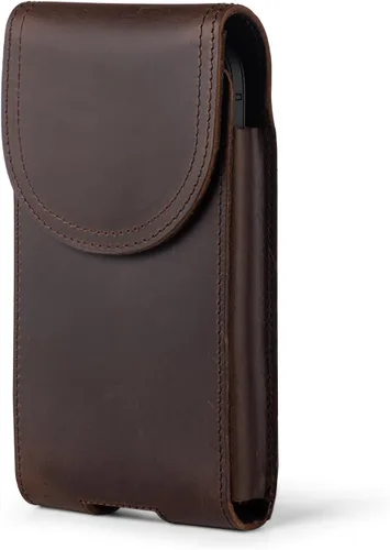 Miniatura 9 de Funda de cuero para caminar al aire libre para iPhone 17 Pro Max 16 Plus 15 Plus Samsung Galaxy S25 Ultra A15, funda para cinturón con clip