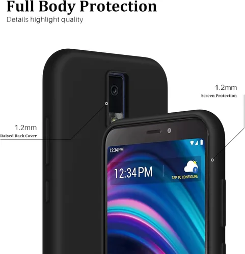 Miniatura 4 de CHUANG Funda para BLU View 3 B140DL funda de silicona suave de poliuretano termoplástico funda de silicona a prueba de golpes con forro