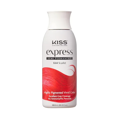 Miniatura 14 de Kiss Express - Kit completo de tinte semipermanente para el cabello, tinte vívido y altamente pigmentado para cabello vibrante, fórmula suave