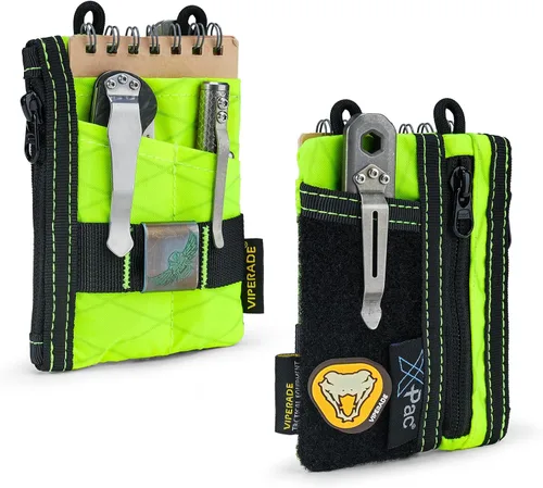 Miniatura 12 de VIPERADE VE18-S Bolsa pequeña EDC, organizador de bolsillo EDC mini para hombres, organizador de bolsillo EDC, bolsa multiherramienta con 3 ranuras