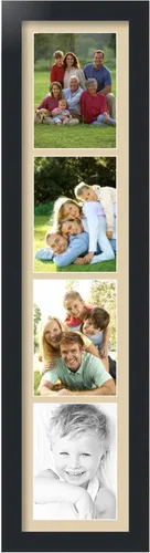 Miniatura 12 de Marco para fotos de ArtToFrames, 4 aberturas de 5′ x 7′ y marco negro satinado, de ArtToFrames, Madera, negro 4 - 8x10 - (2131)