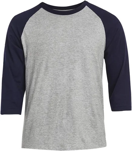 Miniatura 5 de Men's 3/4 Sleeve Raglan Cotton Baseball Tee Shirt