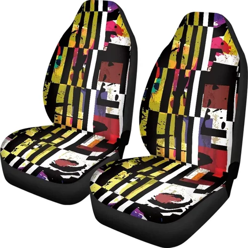 Miniatura 31 de Fundas de asiento de coche con estampado de bandera estadounidense, fundas cómodas para asientos de automóvil, duraderas, ajuste universal