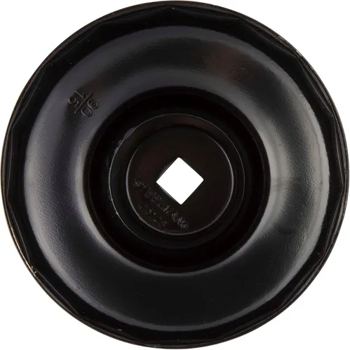 Miniatura 2 de Steelman 90mm x 15 Flauta Llave para tapa del filtro de aceite, accionamiento de 3/8 de pulgada, diseño de bajo perfil para espacios reducidos