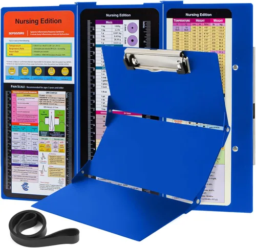 Miniatura 8 de Portapapeles de enfermería Edición de enfermería – 3 capas de aluminio plegable para enfermería Portapapeles de enfermería Esenciales