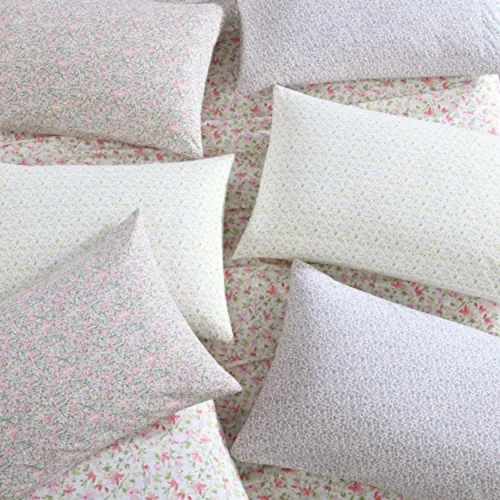 Miniatura 10 de Laura Ashley - Sábanas tamaño King, juego de ropa de cama de percal de algodón, ligeras y transpirables para decoración del hogar