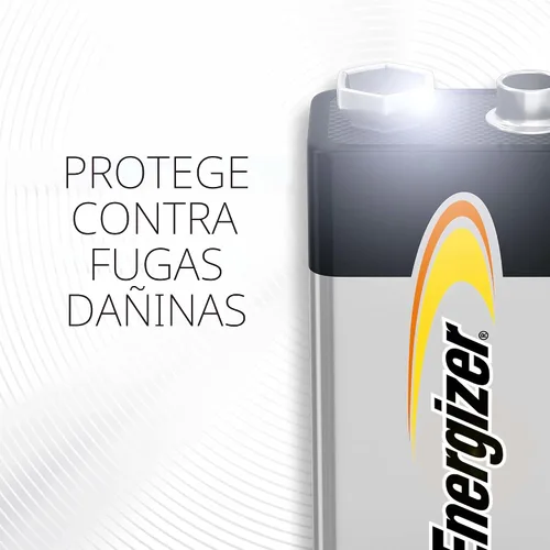 Miniatura 2 de Energizer Baterías alcalinas de 9 voltios (paquete de 8), baterías alcalinas de 9 V de larga duración