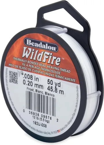 Miniatura 42 de Beadalon Wildfire Ultra - Beading Thread, Beading Supplies for Crafters, Jewelry Makers, Beaders. Braided Fishing Line