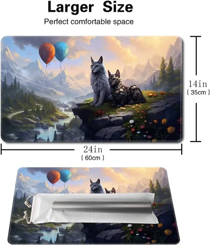 Miniatura 2 de MTG - Tapete de juego de 24 x 14 pulgadas, bolsas de almacenamiento con parte trasera antideslizante, ideal para entusiastas