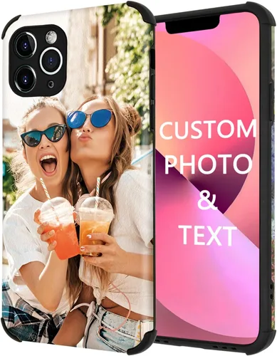 Funda para teléfono con imagen personalizada para iPhone 17, 16, 15, 14, 13, 12, 11 Pro Max, Mini, XR, Xs, 8, 7, 6 Plus, TPU + funda de piel suave,