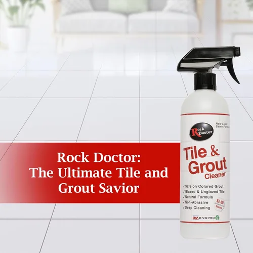 Miniatura 8 de Rock Doctor Limpiador natural de azulejos y lechadas, elimina manchas, suciedad, aceite y escoria de jabón, limpiador de azulejos no abrasivo
