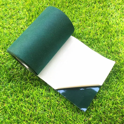 Cinta adhesiva de costura autoadhesiva de 6 pulgadas x 16 pies (5.9 in x 16.4 ft) para deportes ligeros y paisajes césped artificial (un solo lado)