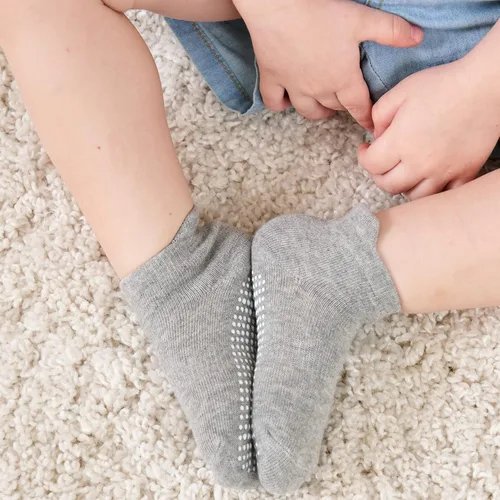 Miniatura 7 de Calcetines tobilleros antideslizantes Zaples para bebés con suelas antideslizantes para bebés, niños pequeños, niños y niñas