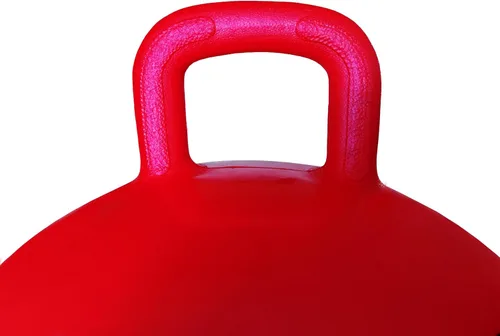 Miniatura 3 de Pelota con bomba de aire: 20 pulg de diámetro para edades 7 a 9, saltar, canguro, Henson Hop, pelota, sentarse y saltar Rojo