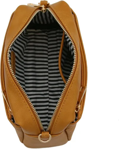 Miniatura 91 de FashionPuzzle Triple Zip Small Crossbody Bag