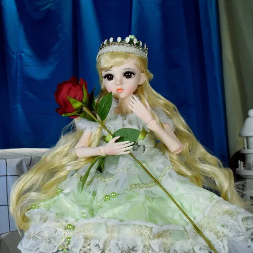 Miniatura 4 de 1/3 BJD Doll 60cm - 24" Princess Anastasia SD Ball articulado muñecas, cuerpo de muñeca personalizado con conjunto de ropa