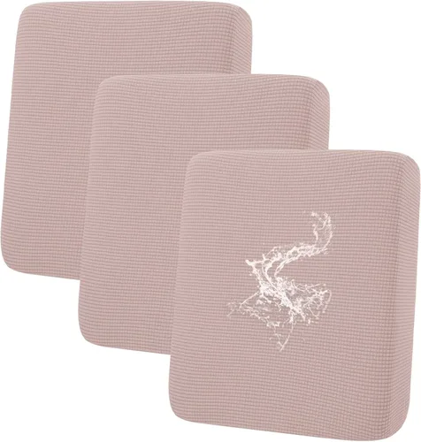 Miniatura 13 de hyha Fundas impermeables para cojines de sofá para mascotas, funda antideslizante para asiento de sofá para perros lavable, tela de jacquard Gris