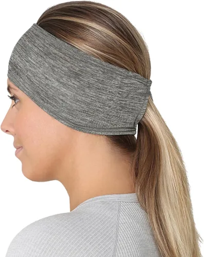 TrailHeads - Diadema para mujer, diseño de cola de caballo, con banda para la oreja que absorbe la humedad, ideal para correr