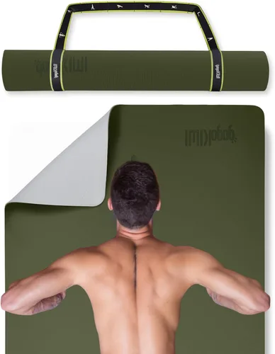 Miniatura 13 de Gogokiwi Extra Wide Yoga Mat for Men Women (72"L x 36"W) Non Slip Fitness & Exercise Mat with Alignment Marks for Yoga, Pilates, Floor Workouts