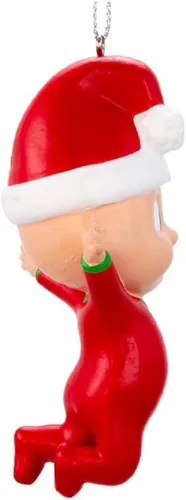 Miniatura 2 de Cocomelon™ Molde soplado JJ con adorno de sombrero de Santa