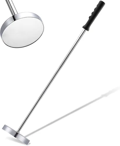 Barredora Magnética Telescópica de 35 LB, Herramienta de Recogida con Bastón Magnético Mejorado, Recoge Clavos, Tornillos y Metal, Buscador de Negro