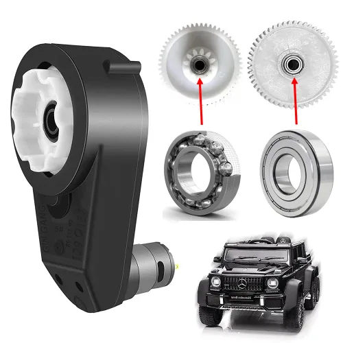 Miniatura 3 de Caja de cambios RS555 de 24 voltios y 30000 RPM con motor de alto par para actualización de motor de ruedas eléctricas, caja de cambios de motor